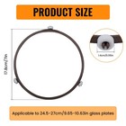 7 Inch Microwave Turntable Ring Oven Tray Roller Brown Gray Support