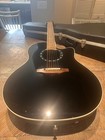 Ovation 1771 Lx Standard Balladeer Acoustic Electric Guitar  Black W  Case As Is