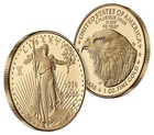 1776-2026 1 Oz Proof American Gold Eagle  50 Ogp - Dual Date Bell- Ready To Ship