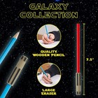 L Lifetime Light Saber Pencils Party Favors     24 Pack Blue   Red Pencils With 3d
