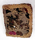 Antique Handmade Victorian Velvet Pin Needle Holder Book  3 X 2 5 Inch