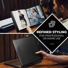 Photo Album 8x10 Binder - 48 Pages For Pictures  Portraits  Artwork  Keepsakes