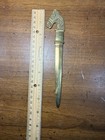 Vintage Solid Brass Horse Head Letter Opener 8    Desk Accessory