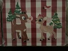 S 4 Pottery Barn Kid Rudolph Clarice Reindeer Christmas Cork Placemats Nip Nwt