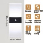 2x Modern Square Led Wall Light Up Down Lamp Indoor Home Sconce Lighting Fixture