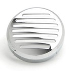 Chrome Motorcycle Round Slotted Grille Horn Cover For Honda Shadow 700 Vtx1300c