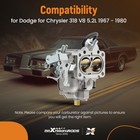 2 Barrel Carburetor Carb For Dodge 318 Chrysler 318 V8 5 2l Engines 1967-1980