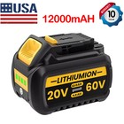 12 0ah Max Li-ion Battery For Dewalt Dcb606 Dcb612 Dcb612-2 20v 60v Max Flexvolt
