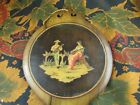 Antique 19th Century Hand Mirror Italian Sorrento Napoli Wood Marquetry