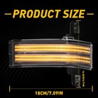 Led Side Mirror Turn Signal Light Puddle Lamp For 2014-2019 Chevrolet Silverado