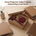 Wooden Gavel And Sound Block Set For Lawyer Judge Auction Sale Meetings