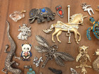 Vintage - Now 25 Piece Animals Bugs Pendants Charms Craft Jewelry Making Lot  10