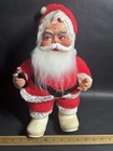 Vintage 1950s Rushton Santa Doll W  Coca-cola Bottle   White Boots         