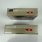 2 Pack Maxell Tc-30 Hgx Gold Vhs-c Blank Video Camcorder Tape Premium Grade New