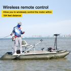 Haswing 12v55lbs 48  Bow Mount Trolling Motor  remote   Foot   Quick Release