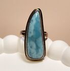 Vintage Southwestern 925 Sterling Silver Larimar Necklace And Ring Size 9 Set