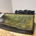 N Gauge Display Case With Track Bridge Model Train Storage Collectible Display