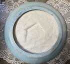 Byron Mold 1972 Ceramic Winter Scene Molded Plate  Hand Painted