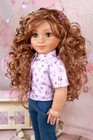 American Girl Wig Light Brown  Premium Modacrylic 11-12 Size