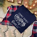 Personalised Family Christmas Pyjamas  Tartan  Kids toddler adult  Matching