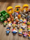 Fisher Price Little People Figure Lot Of 46 Animals Circus City Workers Vehicles