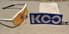 Koo Demos Cycling Sport Sunglasses White Matt   Red Mirror Zeiss Lenses