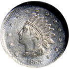 1863  Civil War Token  Fuld-68 199e  R-9  Reverse Misaligned  Ngc Ms 63   35-20 