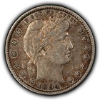 1894-s 25c Silver Barber Quarter - Xf - Sku-z6404