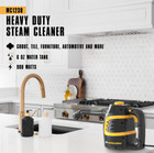Mcculloch Mc1230 Handheld Steam Cleaner With Extension Hose quick Heat-up Tim   