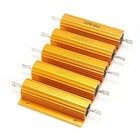 25 50 100w Watt High Power Aluminum Shell Wirewound Metal Resistor 0 01-5k   Ohm