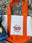 Multicolored Trader Joe s Pastel Mini Canvas Tote Bags 2025 Limited Edition Nwt