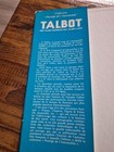 Talbot Des Talbot-darracq Aux Talbot-lago Book  alain Spitz Author 1983