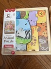 2 Fisher Price Wooden Puzzles-balance Tree   Animal Puzzle- New