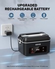 Odsd Cordless Electric Lunch Box For Adults  Heated Medium  Black white