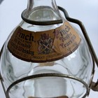 Vintage Haig   Haig Pinch Scotch Whiskey 3 Sided Bottle Wire Cage Empty Scotland