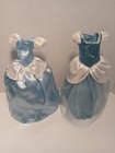 Disney Cinderella Blue White Sparkly Ballgown Gown Dress Doll Lot 2