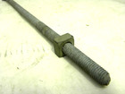  lot Of 10  5 8 -11 X 16  Galvanized Steel Coarse Thread Square Head Bolt W nuts