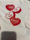 Old Navy Unisex Cream Long Sleeve Shirt    here For The Candy    Size 2t