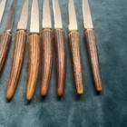 12 Pcs Vintage Rare Caramel Catalin Butterscotch Mixed Set Bakelite Knives  101