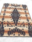 Vintage Beaver State Pendleton Trade Blanket Rare Black Backgrnd Indian Western