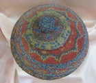Antique Ottoman Muslim Islamic Jewelry Trinket Beadwork Box Glass Beads Rare