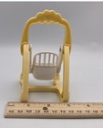 Fisher Price Loving Family Dollhouse Yellow White Baby Swing Sleeper Play