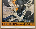 1924 Fiction Becomes Fact Guthschmidt Poster R-1969 Klm Airline 50th Anniversary