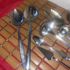 15 Piece Lot Of Vintage Silverware Variety Serving Forks Cocktail Forks Spoons