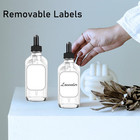6 Pack  4 Oz Dropper Bottle With Measured  Clear Glass Eye Dropper Bottle For Es