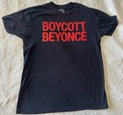 Official Beyonce Formation World Tour 2016 Merch Boycott Beyonc   Tee  Sz M