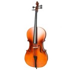 School Band 4 4 Size Basswood Acoustic Cello  bag  Bow  Rosin  Bridge