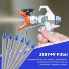 Replacement Filters Set  1pcs 288716 3 4-inch Inlet Strainer Blue black 