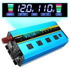 3000w 6000w Pure Sine Wave Power Inverter 12v To 110v Converter With 4usb Remote