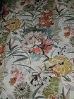 Mill Creek Colorful Large Floral Print Decorators Fabric 2 Yards X 56  Wide